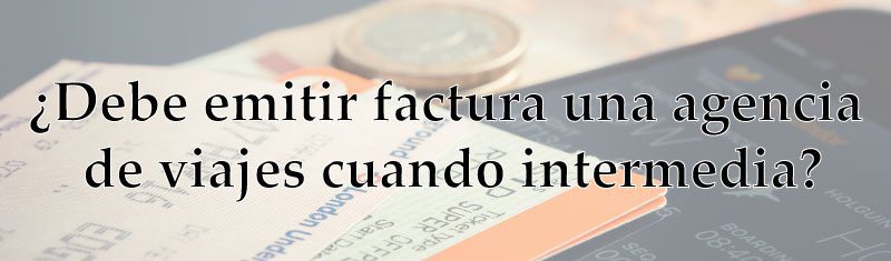 factura agencia de viajes