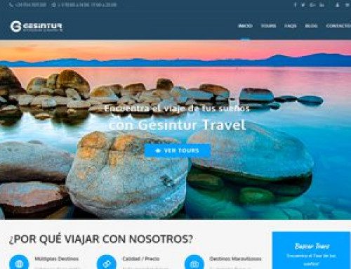 Template web agencia de viajes producto propio
