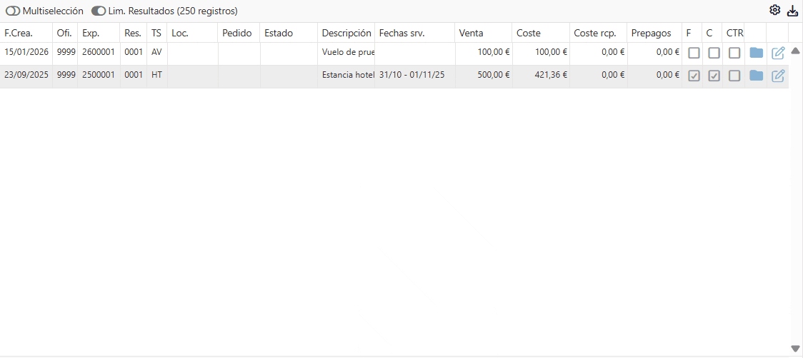 buscador-explorador Configuración módulo Verifactu GIAV